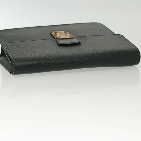 LOUIS VUITTON Taiga Pochette Kourad Clutch Bag Epicea - Picture 5 of 16